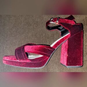 Burgundy heels